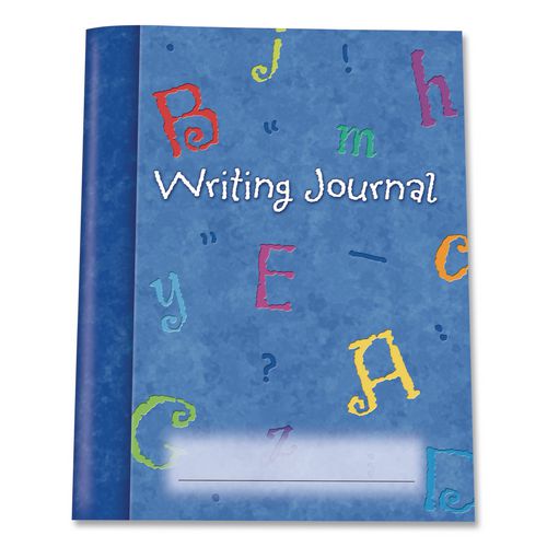 Learning Resources LER3467 Writing Journals, Medium/College Rule, Blue/Multicolor Cover, (64) 9 x 7 Sheets, 10 Journals