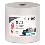 Wypall 41600 X70 Cloths, Jumbo Roll, Perf., 12 1/2 X 13 2/5, White, 870 Towels/roll 2