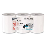 Wypall 41702 X70 Cloths, Center-Pull, 9.8 x 12.2, White, 275/Roll, 3 Rolls/Carton 2