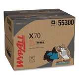 Wypall 55300 X70 Cloths, 12.5 x 16.8, White 200/Carton 2