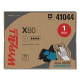 Wypall KCC 41044 X80 Cloths, Hydroknit, Brag Box, White, 12 1/2 X 16 4/5, 160/box 2