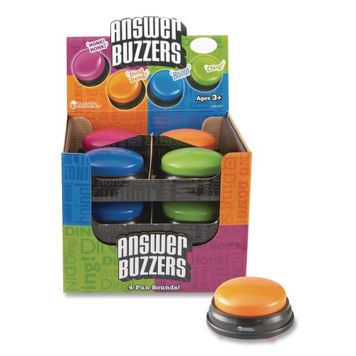 Learning Resources LER3777 Answer Buzzers, Ages 3 and Up, 12 Buzzers