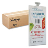 Flavia 48053 Strawberry Basil Infused Water Freshpack, Strawberry Basil, 0.11 oz Pouch, 100/Carton 2