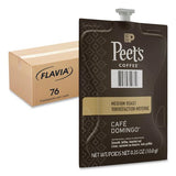 Flavia 48035 Peet's Coffee Cafe Domingo Freshpack, Cafe Domingo, 0.35 oz Pouch, 76/Carton 2