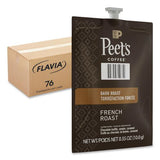 Flavia 48036 Peet's French Roast Coffee Freshpack, French Roast, 0.35 oz Pouch, 76/Carton 2
