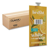 Flavia 48024 The Bright Tea Co. White with Orange Tea Freshpack, White with Orange, 0.05 oz Pouch, 100/Carton 2