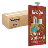 Flavia 48021 The Bright Tea Co. Chai Spice Black Tea Freshpack, Chai Spice, 0.09 oz Pouch, 100/Carton 2