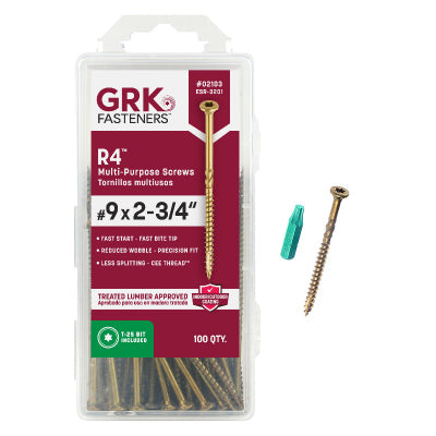 ITW BRANDS 02103 100CT 9x2-3/4 WD Screw