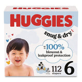 Huggies 56459 Sung and Dry Diapers, Size 6, 35+ lbs, 112/Carton 2
