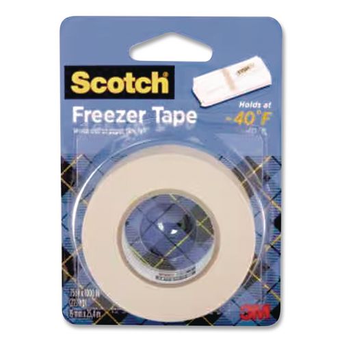 Scotch 178 Freezer Tape, 1.5" Core, 0.75" x 1,000", Tan 2
