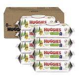 Huggies 31803 Natural Care Sensitive Baby Wipes, 1-Ply, 3.88 x 6.6, Unscented, White, 56/Pack, 8 Packs/Carton 2
