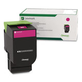Lexmark 70C1HM0 70c1hm0 Return Program High-Yield Toner, 3,000 Page-Yield, Magenta 2