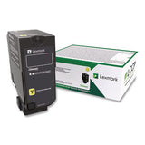 Lexmark 74C1SY0 74c1sy0 Return Program Toner, 7,000 Page-Yield, Yellow 2