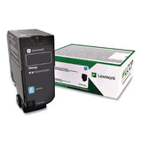 Lexmark 84C1HC0 84c1hc0 Return Program Unison High-Yield Toner, 16,000 Page-Yield, Cyan 2