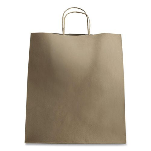 Karat FP-SB130 Huntington Paper Shopping Bag, Rope Handles, Large Size, 13.4 x 9.3 x 15.9, Kraft, 200/Carton