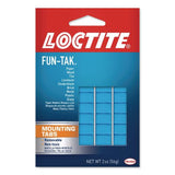 Loctite 1270884 Fun-Tak Mounting Putty, Repositionable And Reusable, 6 Strips, 2 Oz 2