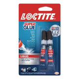 Loctite 1363131 Super Glue Liquid Tubes, 0.07 Oz, Dries Clear, 2/pack 2