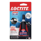 Loctite 1647358 Ultra Liquid Control Super Glue, 0.14 Oz, Dries Clear 2