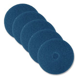 3M 5300 Low-Speed High Productivity Floor Pads 5300, 19" Diameter, Blue, 5/carton 2