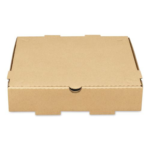 Karat FP-PBF10K Corrugated Pizza Box, 10 x 10 x 2, Kraft, Cardboard, 50/Carton