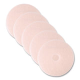 3M 3600 Ultra High-Speed Eraser Floor Burnishing Pad 3600, 27" Diameter, Pink, 5/carton 2
