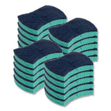 Scotch-Brite Professional 3000 Power Sponge #3000, 2.8 X 4.5, 0.6" Thick, Blue/teal, 20/carton 2