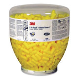 3M 7000002305 E-A-Rsoft Neon Tapered Earplug Refill, Cordless, Yellow, 500/Box 2