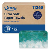 Kleenex 11268 Ultra Soft Hand Towels, POP-UP Box, 1-Ply, 9 x 10, White, 70/Box 2