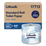 Cottonelle 17713 2-Ply Bathroom Tissue for Business, Septic Safe, White, 451 Sheets/Roll, 60 Rolls/Carton 2
