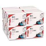 Wypall KCC 41083 General Clean X60 Cloths, 1/4 Fold, 12.5 x 10, White, 70/Pack, 8 Packs/Carton 2