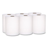 Scott 56158 Universal 100% Recycled Fiber Hard Roll Paper Towels, 1-Ply, 8" x 800 ft, White, 6 Rolls/Carton 2