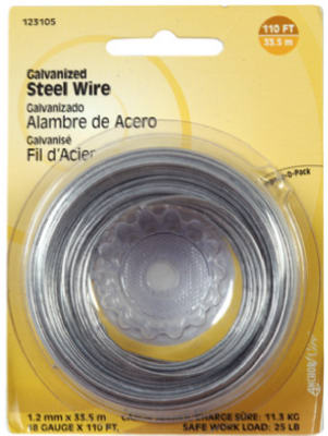 110' 18GA Galv Wire