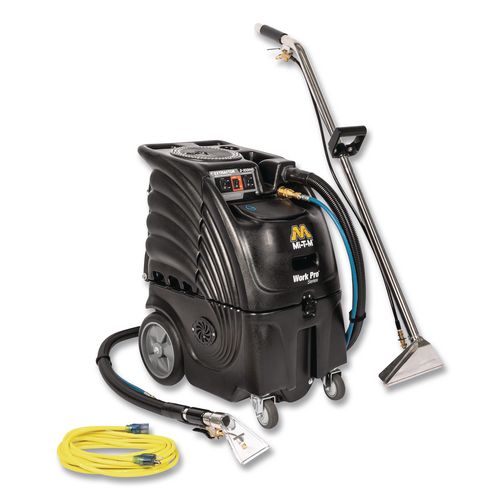 Mi-T-M FCX-06H0M Work Pro 6 Gallon Heated Carpet Extractor, 6 gal Capacity, 0.5 ft Cord