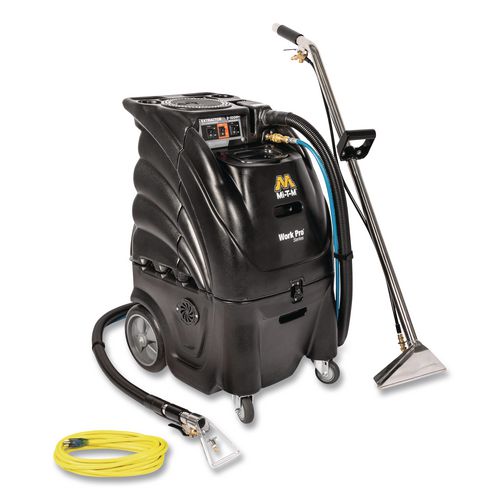 Mi-T-M FCX-12H0M Work Pro Heated 12 Gallon Carpet Extractor, 12 gal Capacity, 6" Cord