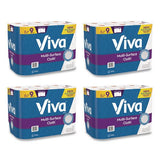 Viva 49413 Multi-Surface Cloth Choose-A-Sheet Kitchen Roll Paper Towels 2-Ply, 11 X 5.9, White, 83/roll, 6 Rolls/pack, 4 Packs/carton 2