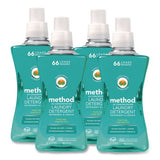 Method 01489 4x Concentrated Laundry Detergent, Beach Sage, 53.5 Oz Bottle, 4/carton 2