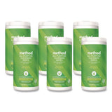 Method 338525 All Purpose Cleaning Wipes, 1 Ply, Lime and Sea Salt, White, 70/Canister, 6/Carton 2