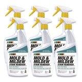CLR PRO FM-MMSR32-6PRO Mold and Mildew Stain Remover, 32 oz Spray Bottle, 6/Carton 2