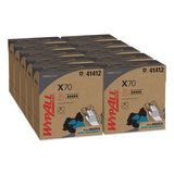 Wypall 41412 X70 Cloths, Pop-Up Box, 9 1/10 X 16 4/5, Blue, 100/box, 10 Boxes/carton 2