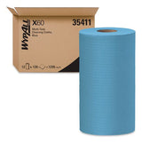 Wypall 35411 X60 Cloths, Small Roll, 9.8 X 13.4, Blue, 130/roll, 12 Rolls/carton 2