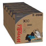 Wypall 41048 X80 Cloths, Hydroknit, Pop-Up Box, 9 1/10 X 16 4/5, White, 80/bx, 5 Boxes/carton 2