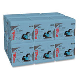 Wypall 5776 L40 Wiper, 1/4 Fold, Blue, 12 1/2 X 12, 56/box, 12 Boxes/carton 2