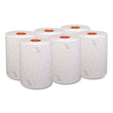 Scott 47035 Slimroll Towels, 1-Ply, 8" x 580 ft, White/Orange Core, 6 Roll/Carton 2