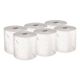 Scott 25703 Pro Hard Roll Paper Towels with Elevated Scott Design for Scott Pro Dispenser, Gray Core Only, 1-Ply, 1,150 ft, 6 Rolls/CT 2