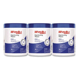 Wypall 54481 Disinfecting Wipes, 1-Ply, 5.16 x 8.5, Fresh Scent, White, 185 Sheets/Canister, 3 Canisters/Carton 2