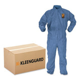 Kleenguard KCC 45003 A60 Elastic-Cuff, Ankle and Back Coveralls, Large, Blue, 24/Carton 2