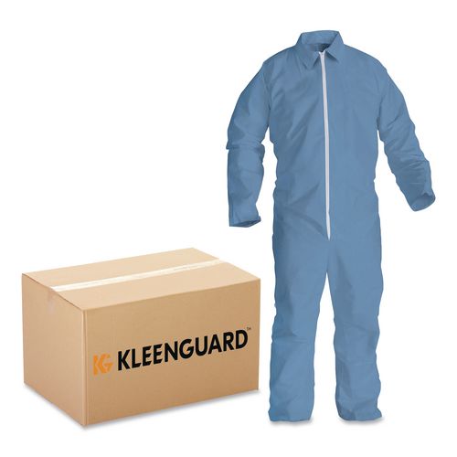 Kleenguard KCC 45317 Klngrd A65 Flame Resist Cvrall 4Xl Zip Blu 21 2