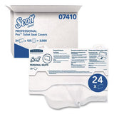 Scott 07140 Personal Seats Sanitary Toilet Seat Covers, 15 X 18, White, 125/pack, 24 Packs/carton 2