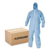 Kleenguard KCC 45353 A65 Zipper Front Flame Resistant Coveralls, Large, Blue, 25/Carton 2