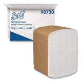 Scott KCC 98730 Full-Fold Dispenser Napkins, 1-Ply, 12 X 17, White, 250/pack, 24 Packs/carton 2